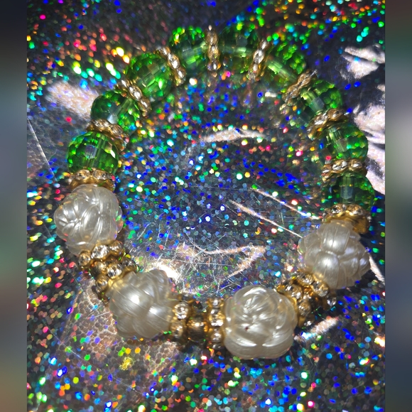 Fashion Jewelry I Jade I Fire Fly Pebble I Bracelet - Picture 2 of 6